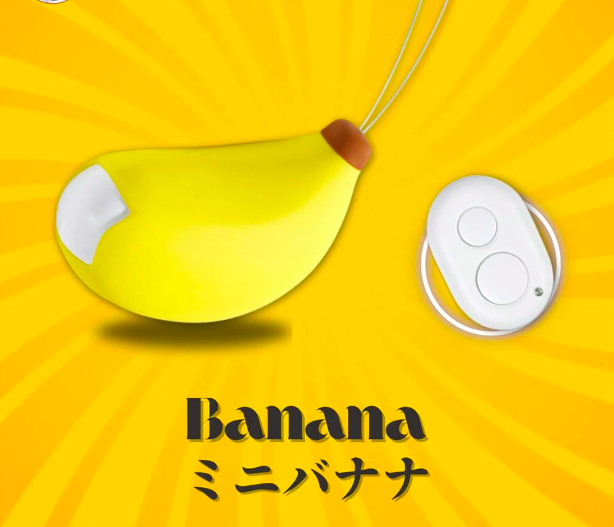 Meese Punk Banana Trứng Rung Tình Yêu Hình Trái Chuối Mini Nhỏ Gọn Điều Khiển Từ Xa